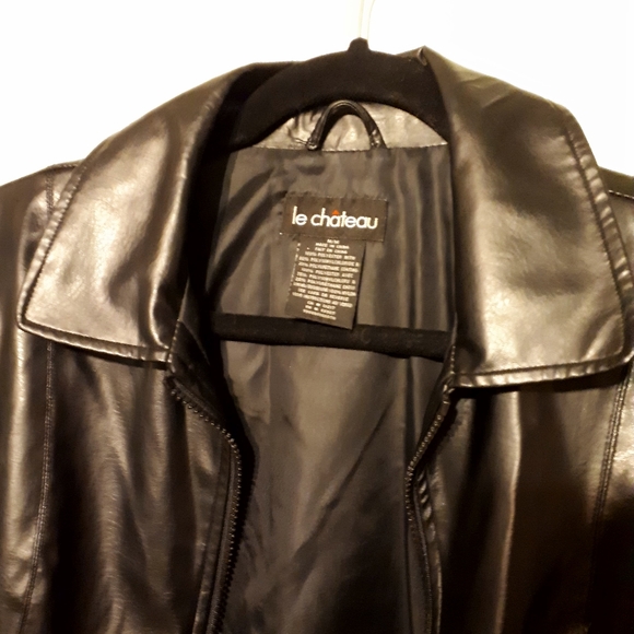 Le Chauteau Faux Leather Jacket - Picture 4 of 5